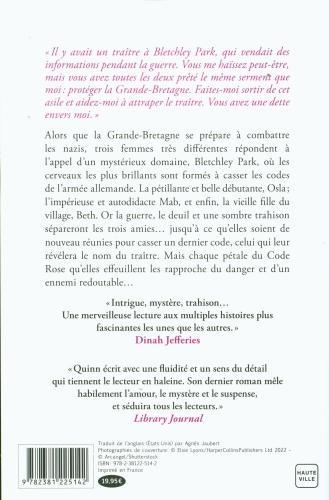 Actual product image Le code rose (French, Quinn Kate, 2022)