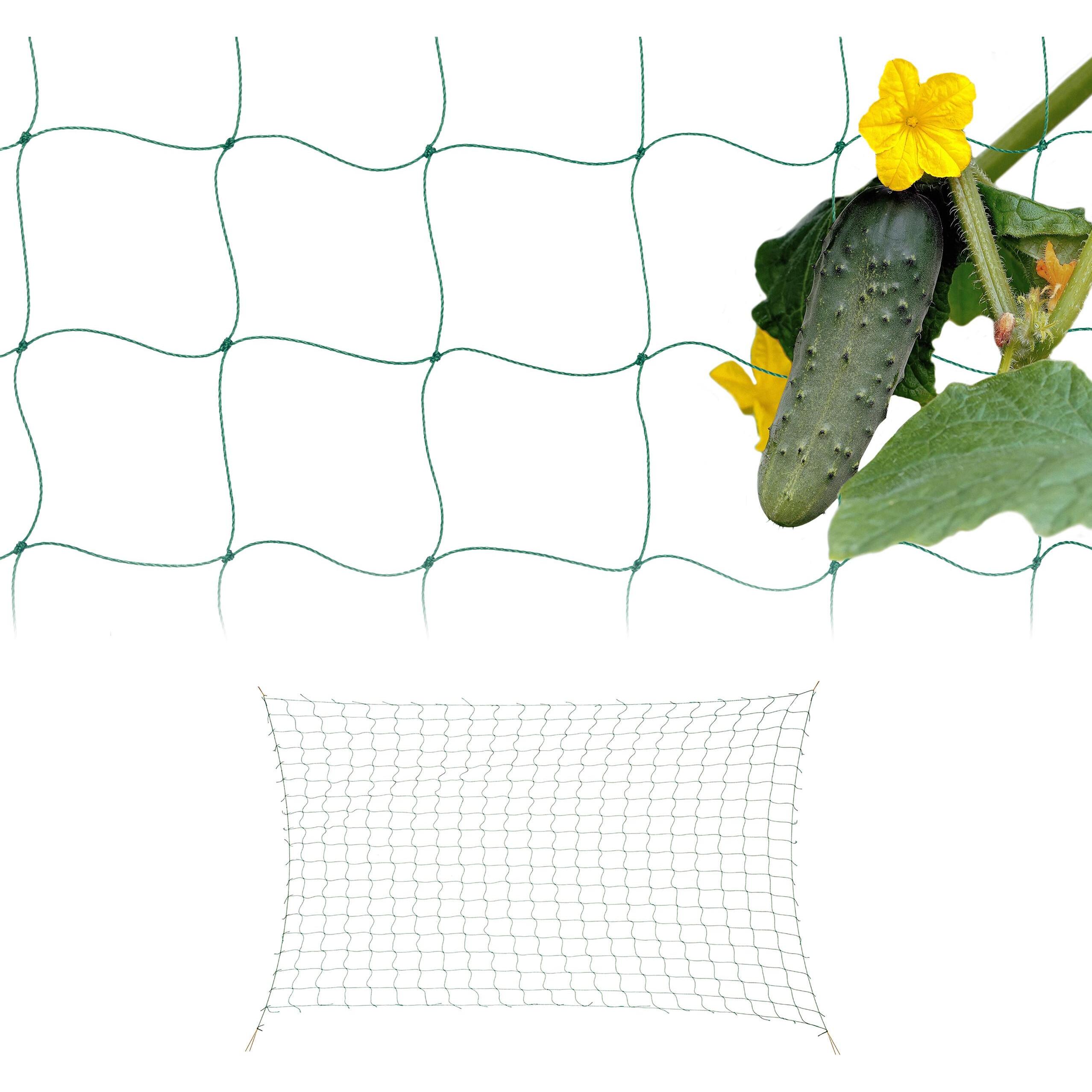 Relaxdays, Pflanzen Zubehör, 2x Ranknetz (10 cm, 50 cm)