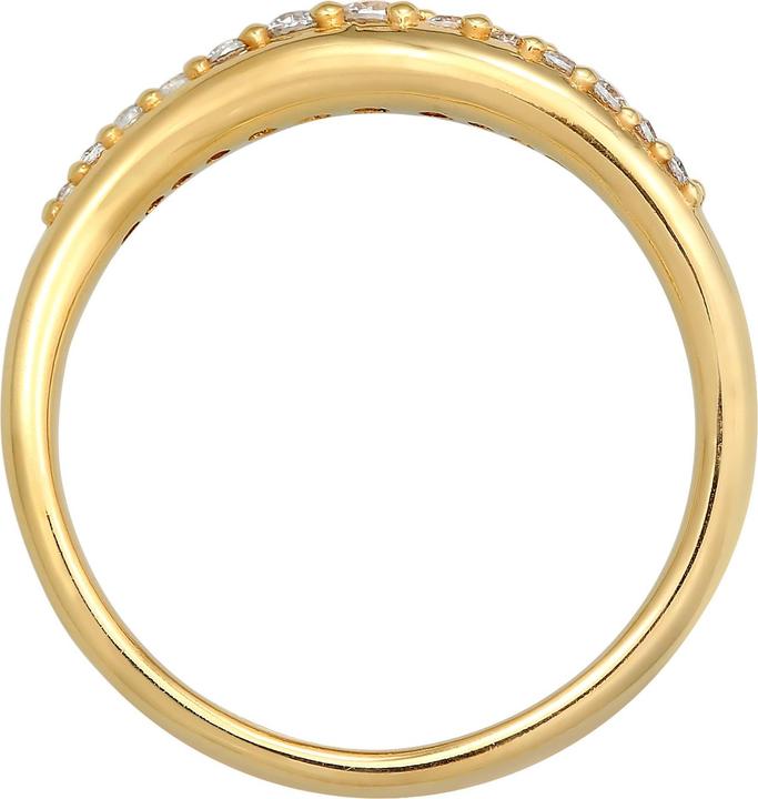 Immagine prodotto Elli Anello Zirconia Sweeping Design Argento 925 (52, 925 Argento)