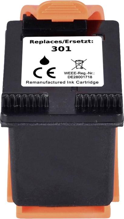 Produktbild Renkforce Tinte ersetzt HP 301 (CH561EE) Kompatibel Schwarz RF-I-HP301BK RF-565 (BK)