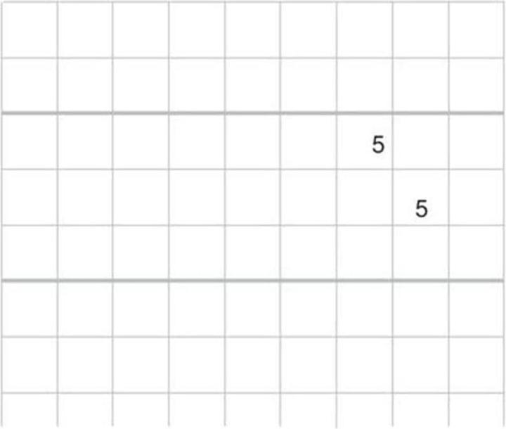 Actual product image Ingold-Biwa A4 exercise book page with margin and standing line, chequered, 500 (A4, Checked, No binding)