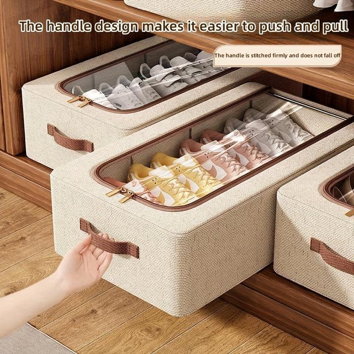 Actual product image Only-Bags.Store 1 St. Stilvolle faltbare Schuhaufbewahrungsbox, perfekt für Haus und Wohnheim