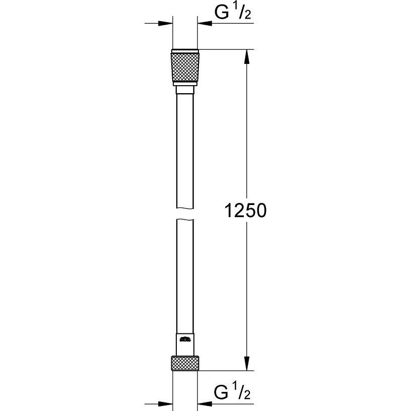 Thumbnail - Grohe, Duschschlauch, Silverflex TwistStop