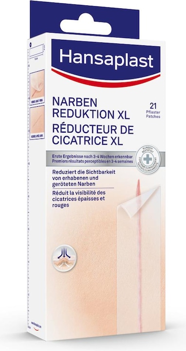 Actual product image Hansaplast Narben Reduktion Pflaster XL (21 x)