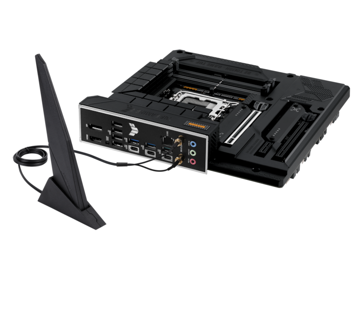 Actual product image ASUS MB TUF GAMING B760M-BTF WIFI Intel,1700,DDR5,mATX (LGA 1700, Intel B760, mATX)