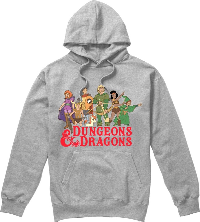 Actual product image Dungeons & Dragons Mens Line Up Pullover Hoodie (M)