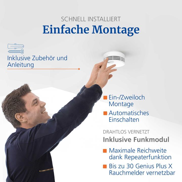 Actual product image Hekatron Smoke detector, single