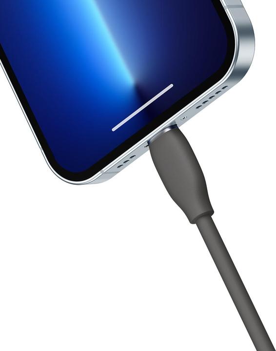 Produktbild Baseus Jelly Liquid Silica Gel Fast Charging Data Cable Type-C to iP 20W 1.2m Black (1.20 m, USB 2.0, 20 W)