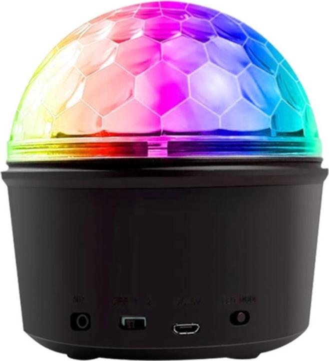 Actual product image Esmée Soundgesteuerte LED Discokugel Ø12cm, Multicolor, Fernbedienung (12 cm)