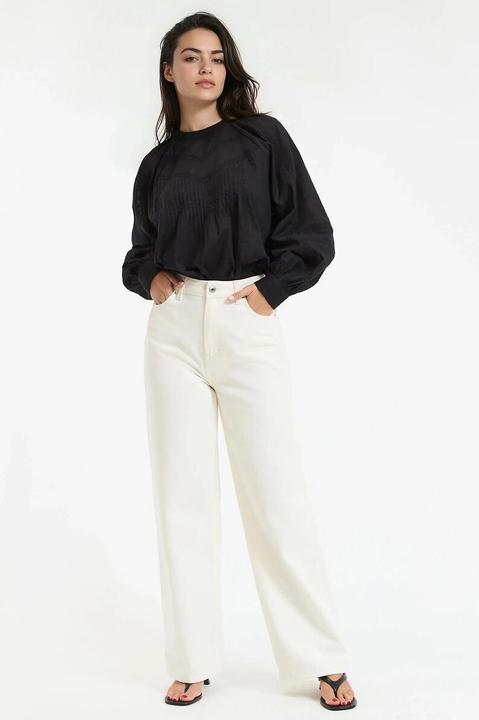 Immagine prodotto La Redoute Collections Bluse mit Rundhalsausschnitt (S)