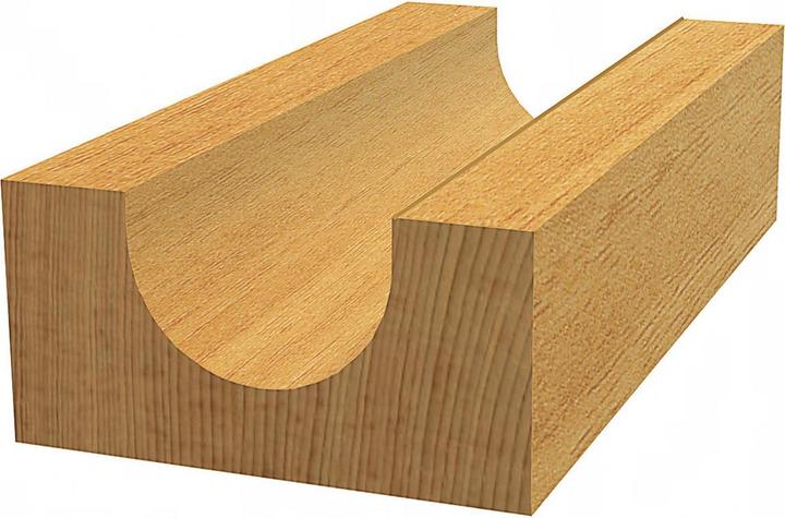 Produktbild Bosch Professional Zubehör Hohlkehlfräser, 6 mm, R1 8 mm, D 15,9 mm, L 12,3 mm, G 45 mm
