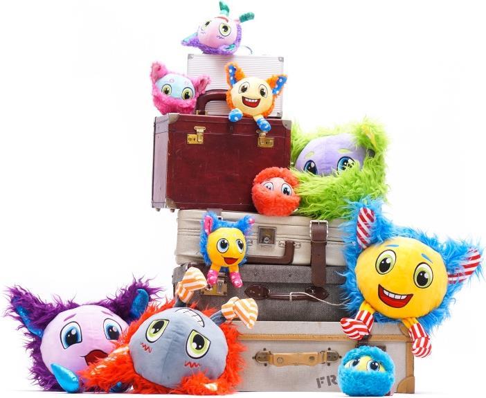 Actual product image Simba Furlocks Mini Plush Monster Assorted (20 cm)