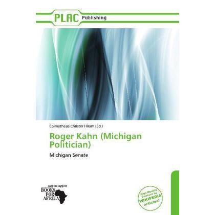 Roger Kahn (Michigan Politician), Fachbücher