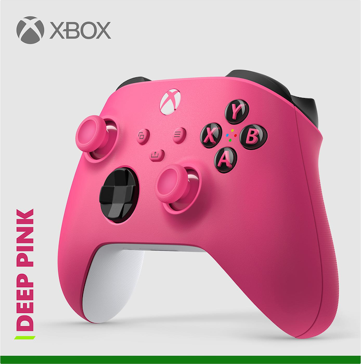 Immagine prodotto Microsoft Controller wireless Xbox - Rosa intenso (PC, Xbox Series X, Xbox One X, Xbox One S, Xbox Serie S)