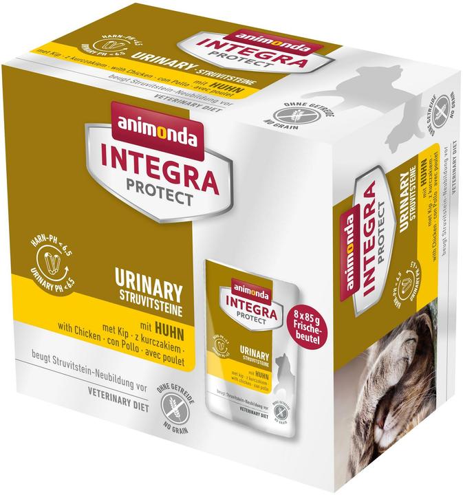 animonda INTEGRA PROTECT Urinary Struvit Adult mit Huhn 8 x 85 g (Adult, 8 Stk., 680 g)