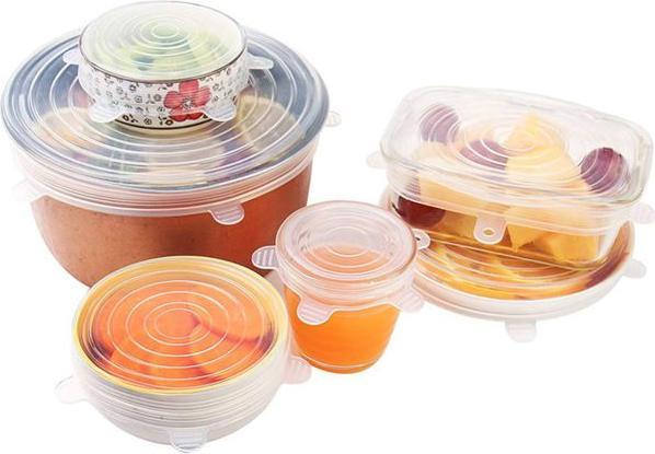 Produktbild MU Budget Silikonabdeckung für Obst und Tupperware (1 x)