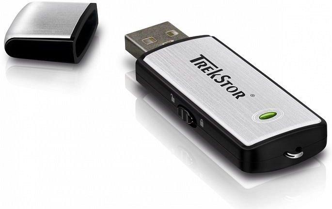 Actual product image Trekstor CS USB 2.0 stick with mechanical write protection (8 GB)
