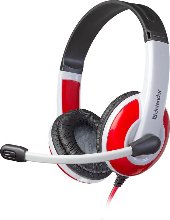 Actual product image Defender Warhead G-120 Headset Wired Head-band Gaming Black, Red, White (Cable)