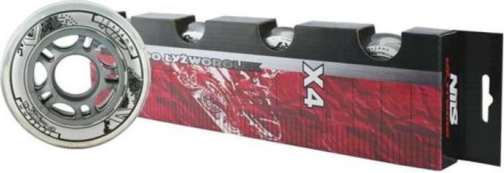 Produktbild Nils VE 70x24 82A TRANSPARENTE RÄDER (4 Stück) (70 mm, 82a)