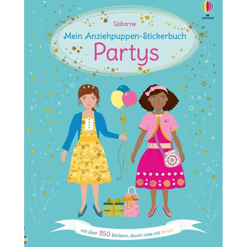 Usborne Publishing, Sticker, Mein Anziehpuppen-Stickerbuch: Partys