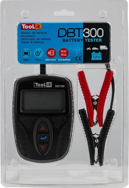 Immagine prodotto Toolit Automotive Battery Tester tensione della batteria e stato di carica Meter DBT 300