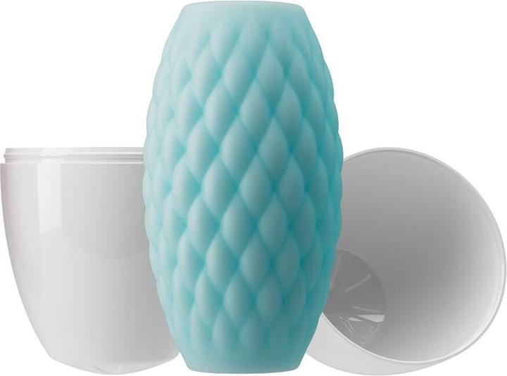 Actual product image Pretty Love Athena Eros Silicone Male Masturbator Sky Blue