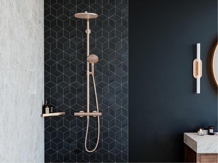 Actual product image hansgrohe Raindance Select S Showerpipe 240 (brushed bronze)
