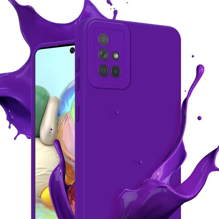 Actual product image Cadorabo Case for Samsung Galaxy A71 4G in TPU Fluid LM162 Style (Samsung Galaxy A71)