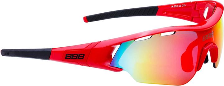 Produktbild BBB Summit BSG-50 Sportbrille (Glossy Red, Red)