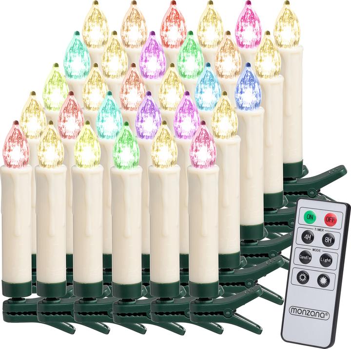 Actual product image Monzana Christmas tree candles (30 x)