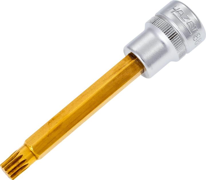 Produktbild HAZET Schraubendreher-Steckschlüsseleinsatz 8808LG-8 ∙ Vierkant10 mm (3/8 Zoll) ∙ Innen Vielzahn Pr… (8 mm)