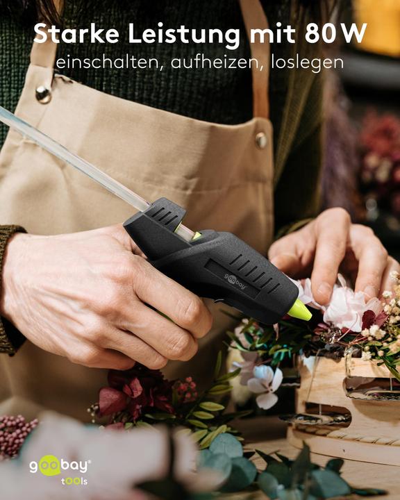 Actual product image Goobay Heissklebepistole Premium 80 W, inkl. 2 Klebesticks