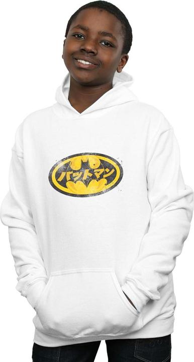Produktbild Batman Japanese Logo Yellow Kapuzenpullover Jungen (128)