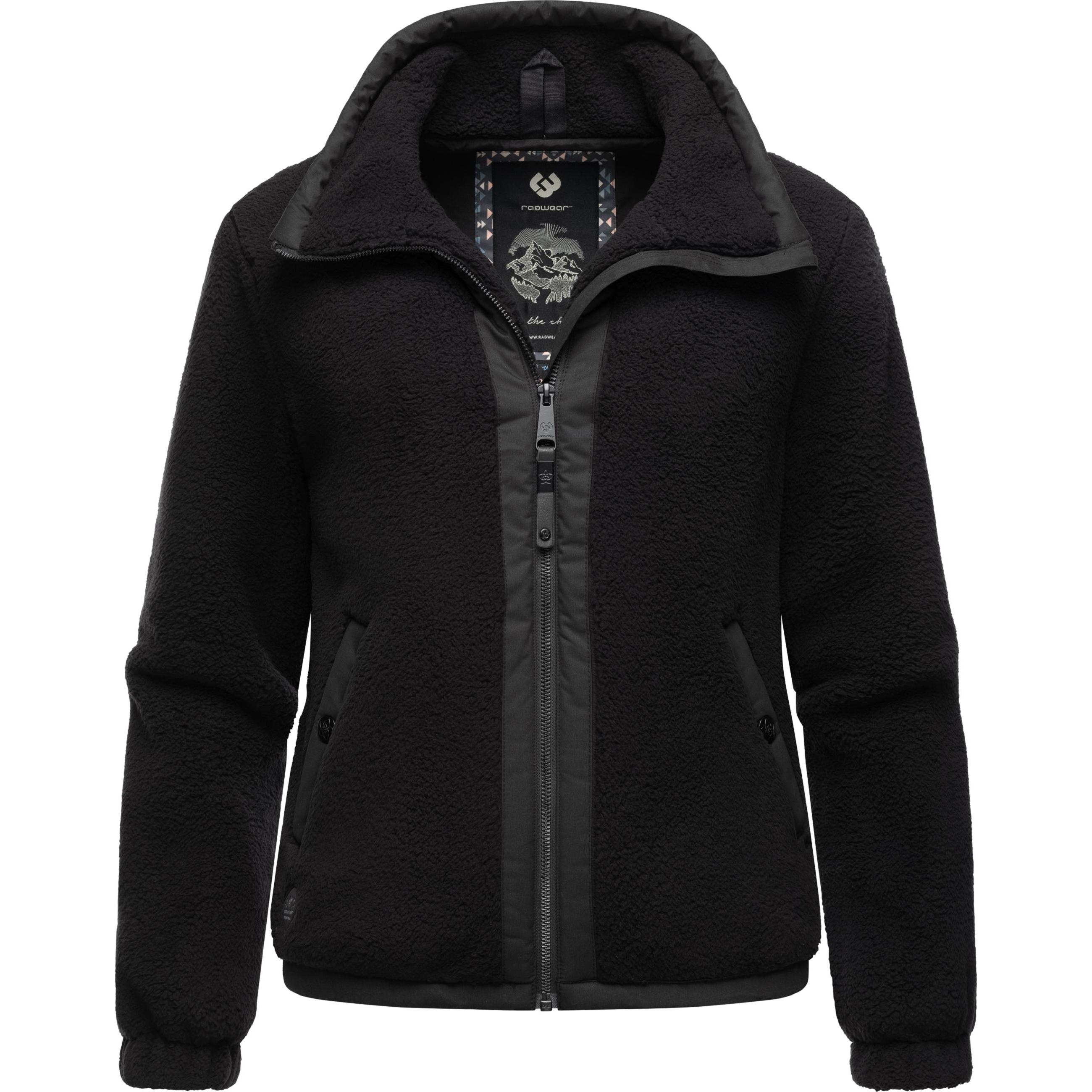 Ragwear, Damen, Jacke, Nordicka (5XL), Schwarz, 5XL