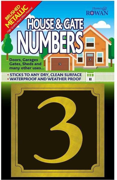 Image du produit Rowan Plaque de numérotation des maisons 3