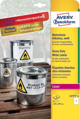 Produktbild Avery wetterfeste Etiketten