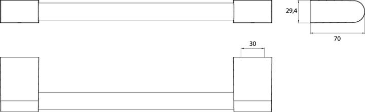 Produktbild Emco Wannengriff Flow chrom 277000130