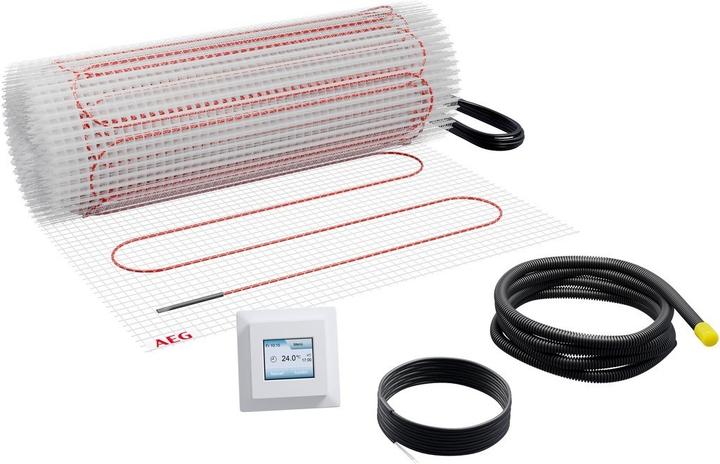 AEG Haustechnik Basis Thermo Boden TBS TB 160/2 Set Plus, chauffage au sol électrique, set complet 2 m², 160 W/m².