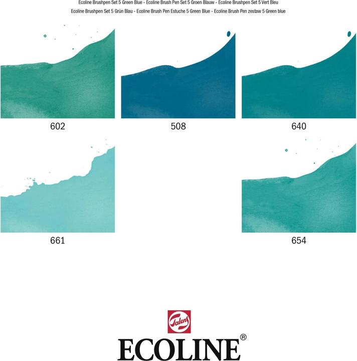 Actual product image Talens Ecoline (5 x)
