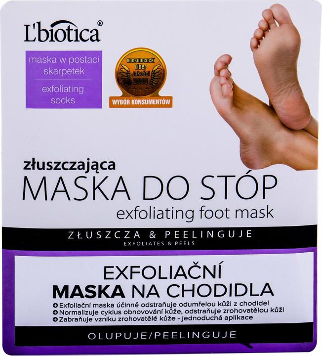 Actual product image L´Biotica Foot Mask Exfoliating (Foot mask, 40 ml)