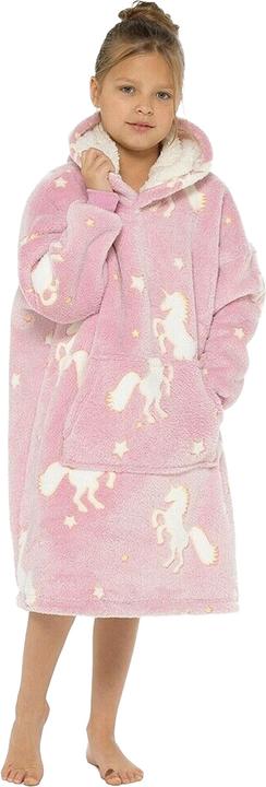 Produktbild Follow That Dream Glow In The Dark Unicorn Kapuzendecke (One Size)