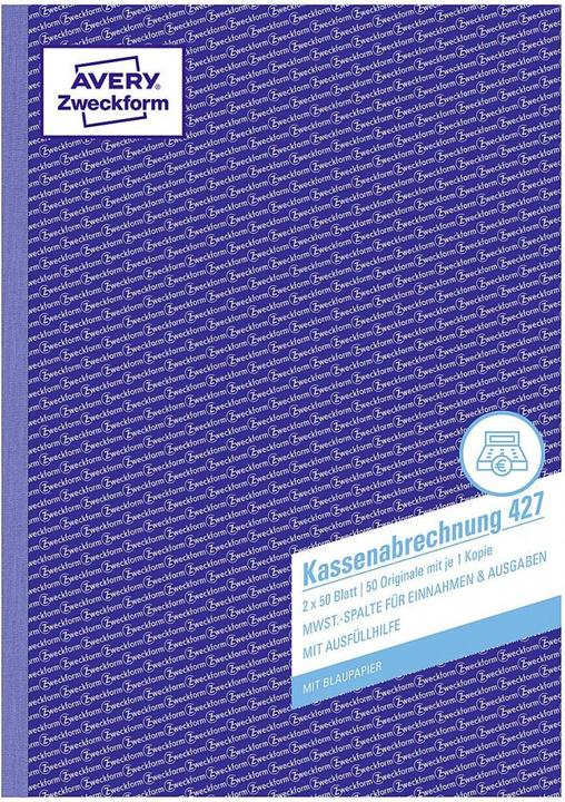 Actual product image Avery Cash settlement 427 (50 x)