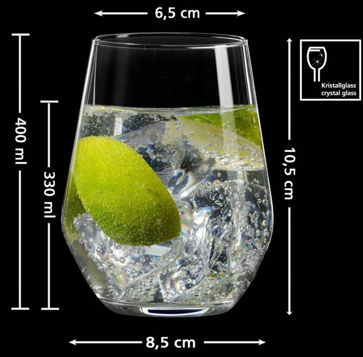 Produktbild Ritzenhoff & Breker Longdrinkglas "MAMBO", 0,4 l (4 dl, 4 x, Longdrinkgläser)