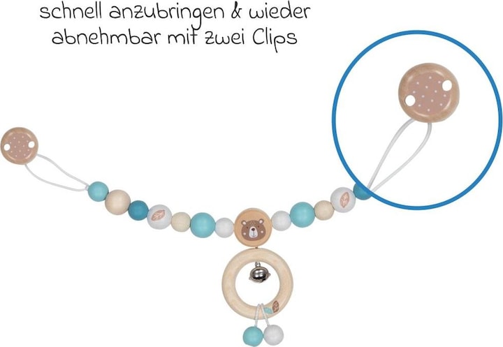 Actual product image Goki Pram chain bear