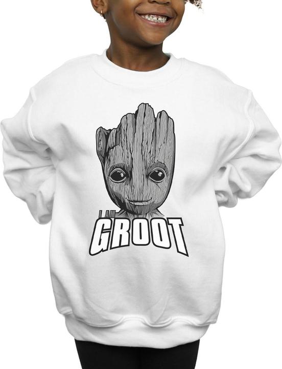 Image du produit - Sweat GUARDIANS OF THE GALAXY GROOT FACE - Fille (152, 158)