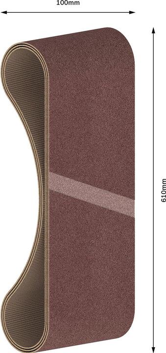 Image du produit Bosch Professional Zubehör PRO X440 bande abrasive, 100 x 610 mm, G40 (40)
