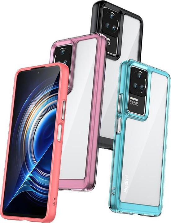 Produktbild Hurtel Weltraumhülle für Xiaomi Poco F4 5G Hülle mit flexiblem Rahmen schwarz (Xiaomi Poco  M4 5G)