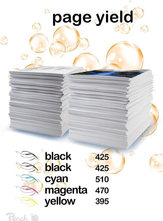 Image du produit Peach Cartouches d'encre Spar Plus, compatibles avec Brother LC-3213 (C, CF, M, Y)