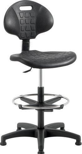 Markenlos Office chair Teknik 03 1TKN03LMBPUN Black plastic (55 - 80 cm)