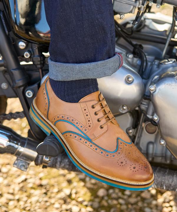 Image du produit Joe Browns Contrast Trim Leather Brogues (41)